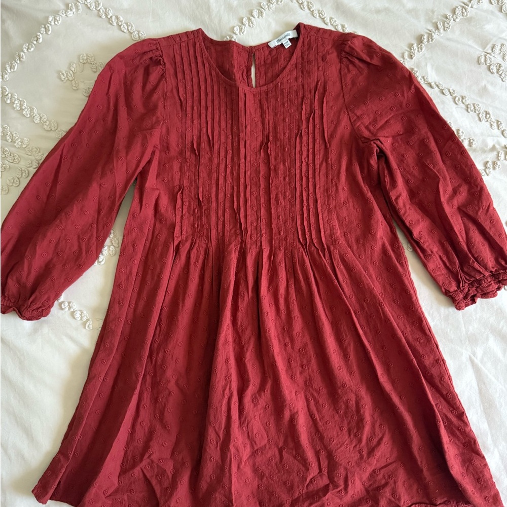 Madewell Deep Red Cotton Top